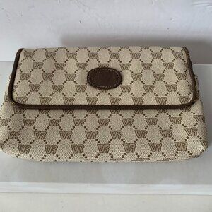 VINTAGE VR CLASSIC MONOGRAM RARE HARD TO FIND RETRO WALLET SMALL BAG